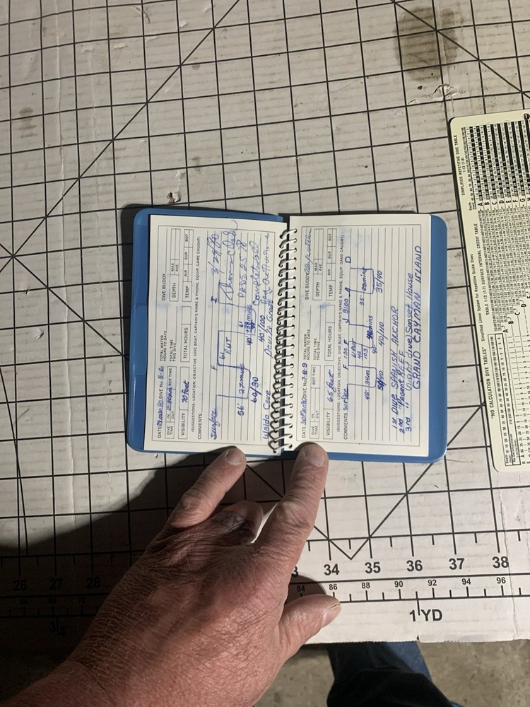 Divers Passport Dive Calculation Sheet B509