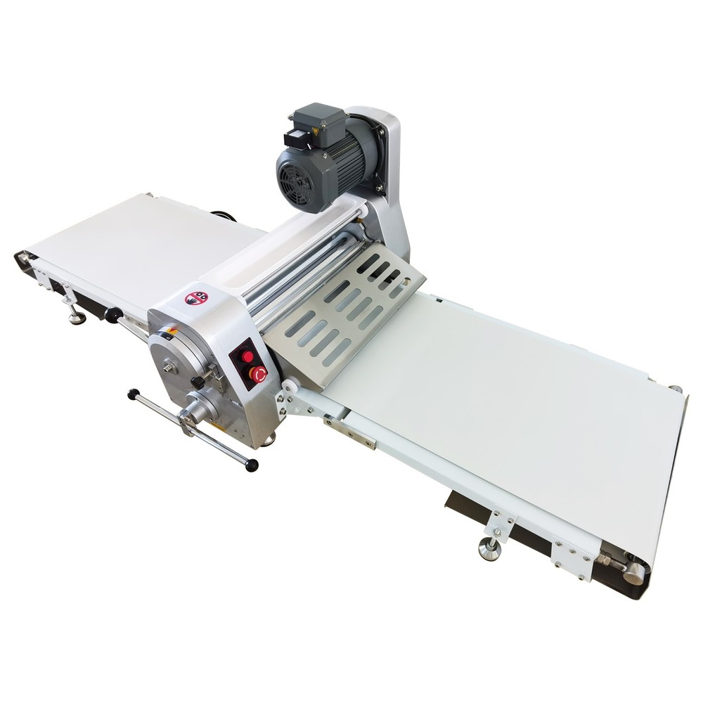 110V Folding Commercial Dough Sheeter Puff Pastry Machine Dough Roller Machine