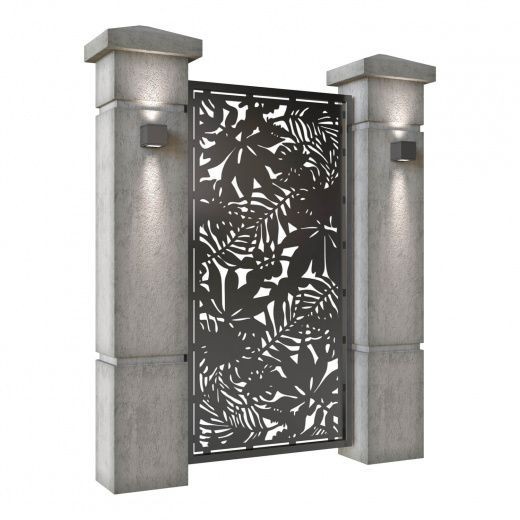 Gorgeous Custom Handcrafted Metal Entry Gate