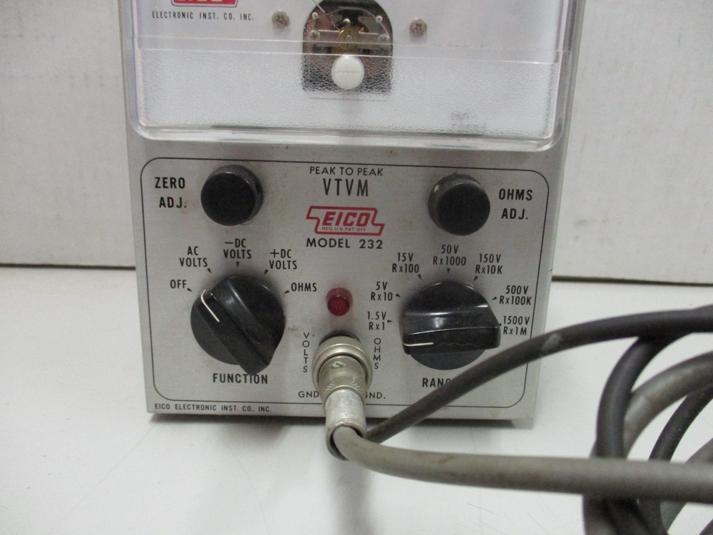 EICO Model 232 Peak to Peak Volt Ohm Meter