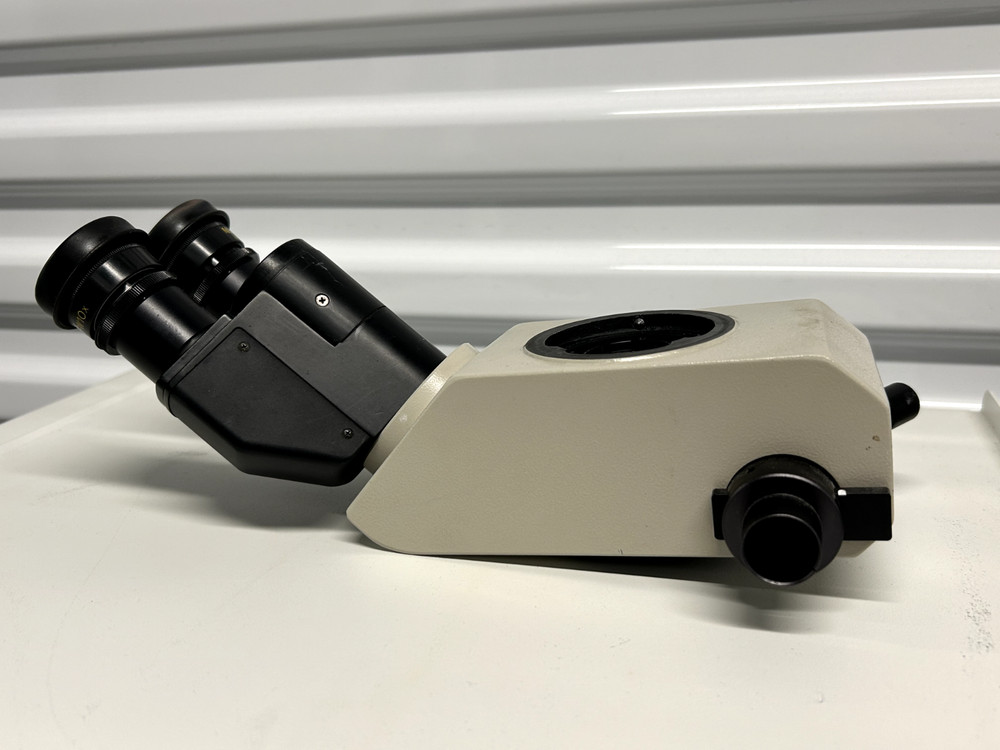 Nikon Microscope Binocular Head with Trinocular Port, Binos - Broken