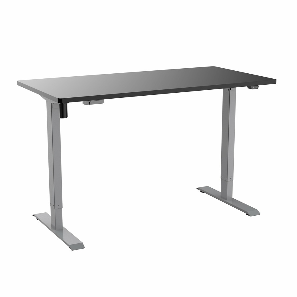 Adjustable Electronic Sit to Stand Desk with Simple 2-Button Setup (55" x 27")