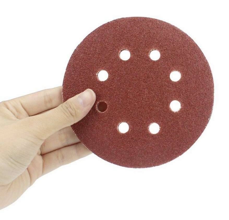 5 inch 8 hole Hook and Loop Sanding Discs 40-pack 60 grit