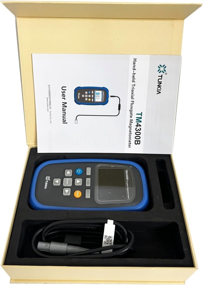 Handheld Triaxial Fluxgate Magnetometer with USB Interface Class 2 Range 0-500μT