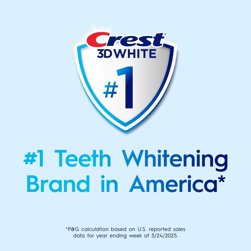 Crest 3D White Advanced Radiant Mint Toothpaste 2.4 oz each 2 pk