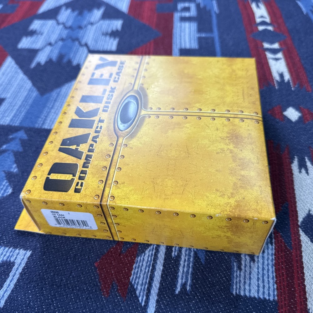 Rare Vintage Oakley Compact Disk CD Case NIB Bag Y2K 2003 Tactical Software PC