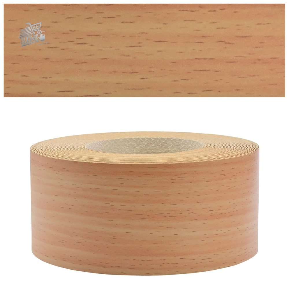 ® - Bavarian Beech Effect Edge | 45mm X 20M | Easy to Apply | Cuc Edge