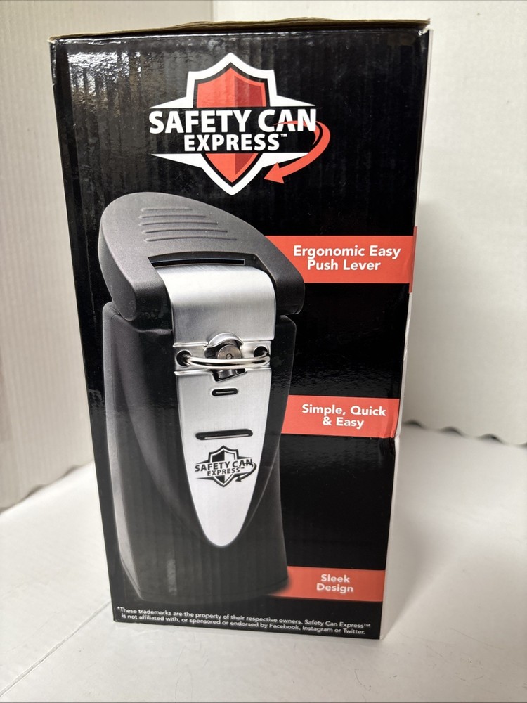 Safety Can Express Smooth Edge automatic Can Opener NEW Bulbhead