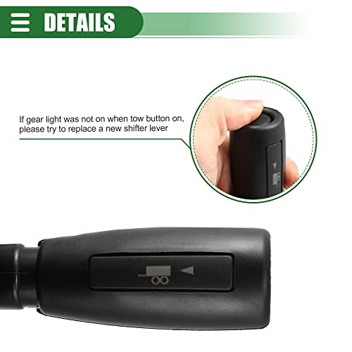 Automatic Transmission Shift Lever, Shift Select Lever with Tow Switch, for