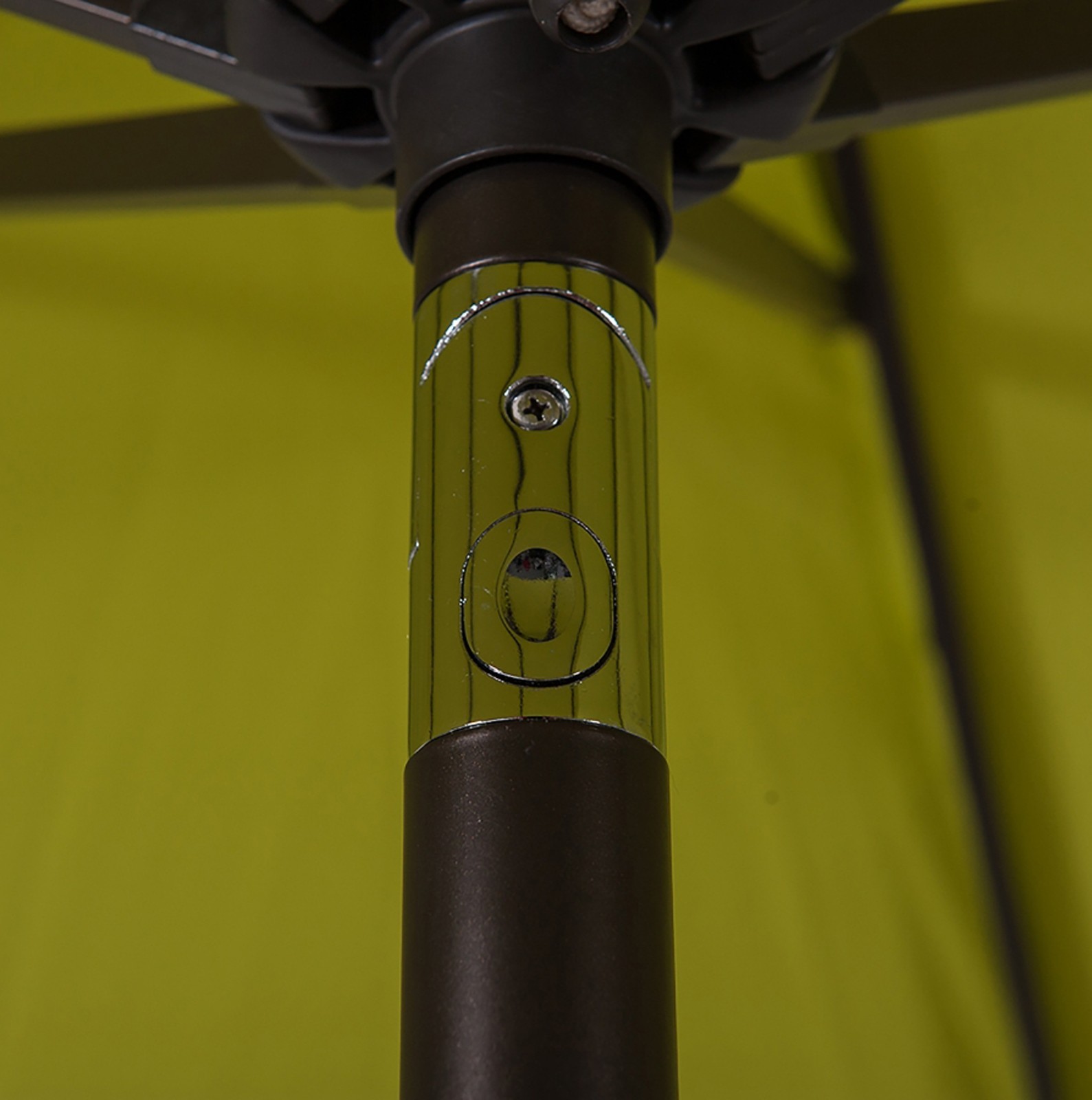 9 FT Outdoor Patio Round Umbrella Aluminum Pole Crank and Tilt Function LIME