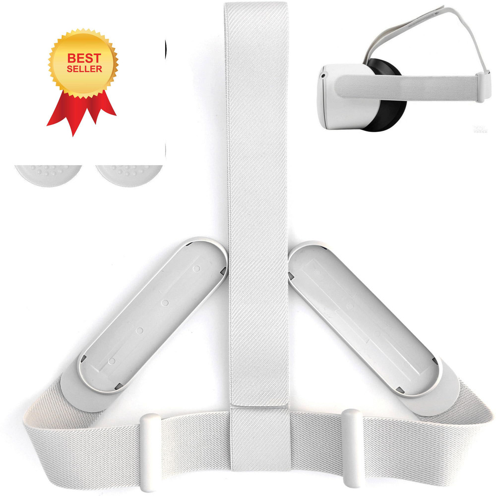Original Head Strap for Oculus Quest 2 Headset, Replacement Headstrap White 1