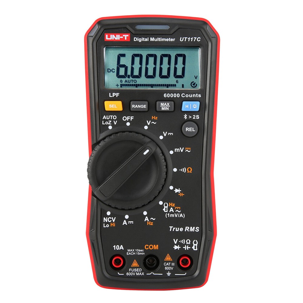 UNI-T UT117C Bluetooth Digital Multimeter True RMS UTCS06A 400A Current Clamp