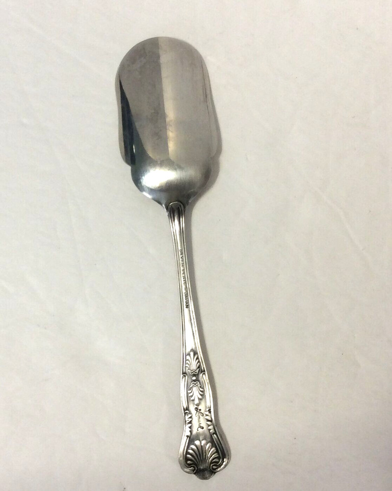 Leonard Silver Plate Japan Sugar Scoop Spoon 6-5/8" Long