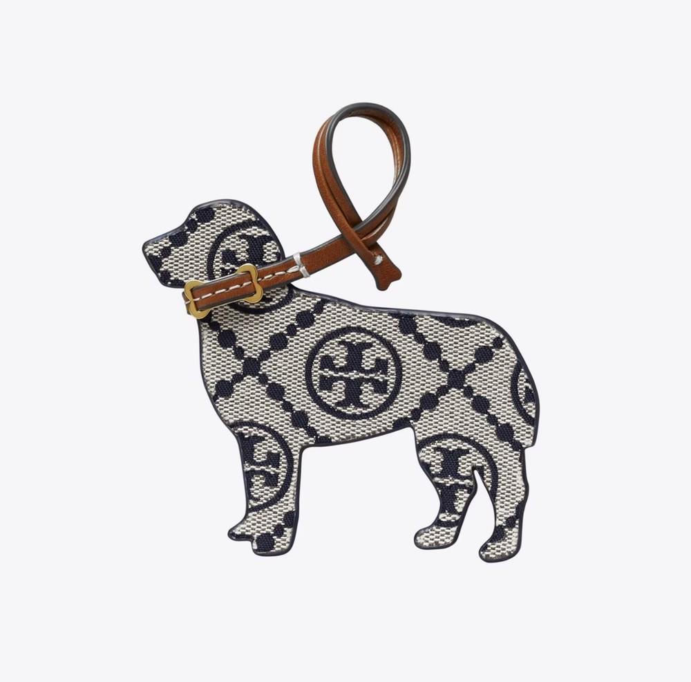 Tory Burch MONOGRAM RETRIEVER BAG CHARM