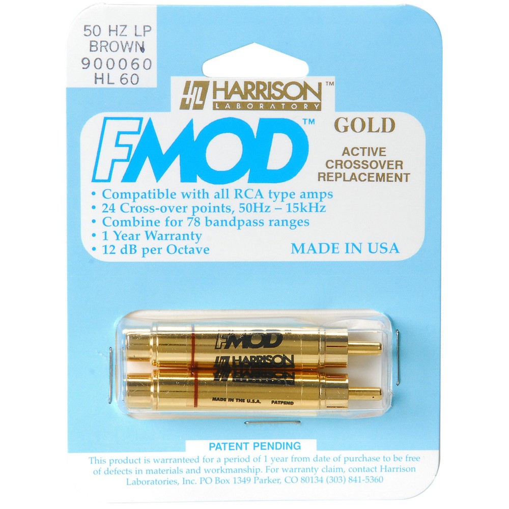 FMOD Crossover Pair 50 Hz Low Pass