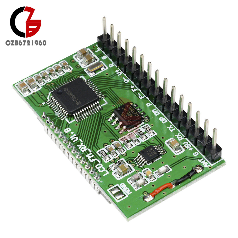 PLL LCD Digital 87-108MHZ FM Radio Receiver Module Wireless Microphone Stereo