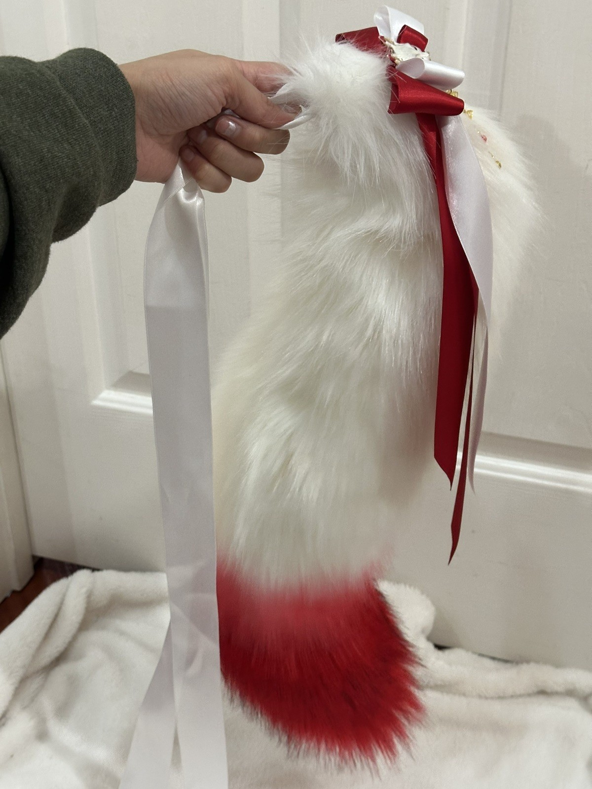 Authentic Catzo Club Cosplay Anime Inari Kitsune Ears & Tail set With Clip