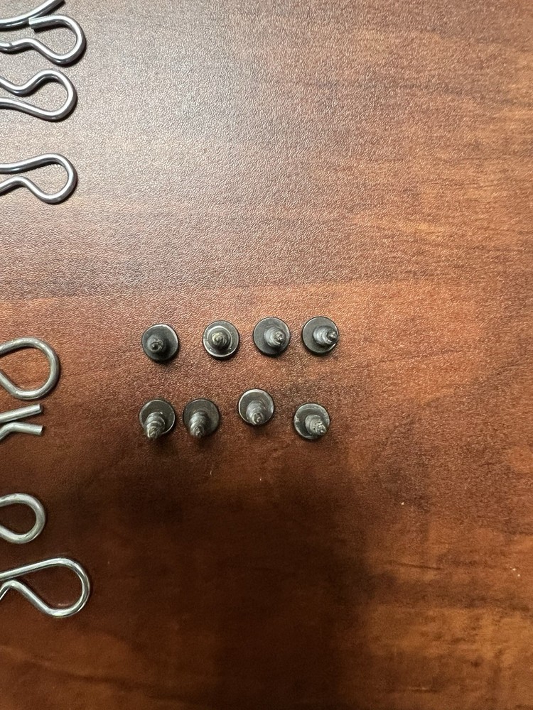 Adjustable Base Roller Guide Wheel & Pin Set plus hardware