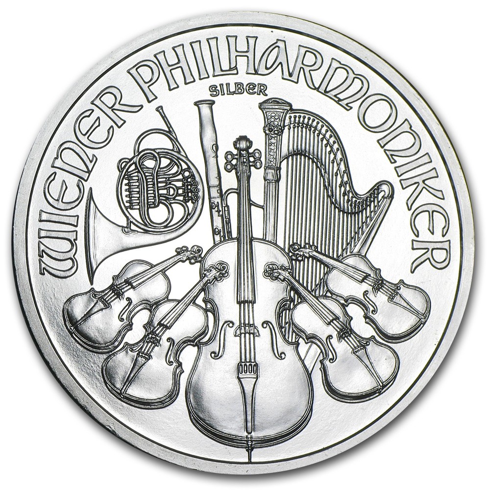 2011 Austria 1 oz Silver Philharmonic BU