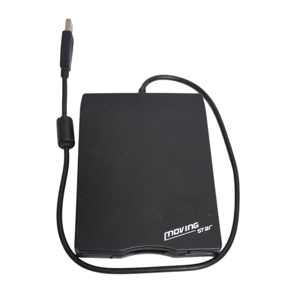 Moving Star USB Portable Diskette Drive - Tested & Working