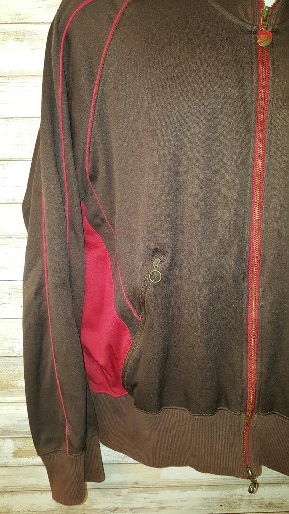 NIKE FULL ZIP MESH LINED ATHLETIC JACKET SIZE XL