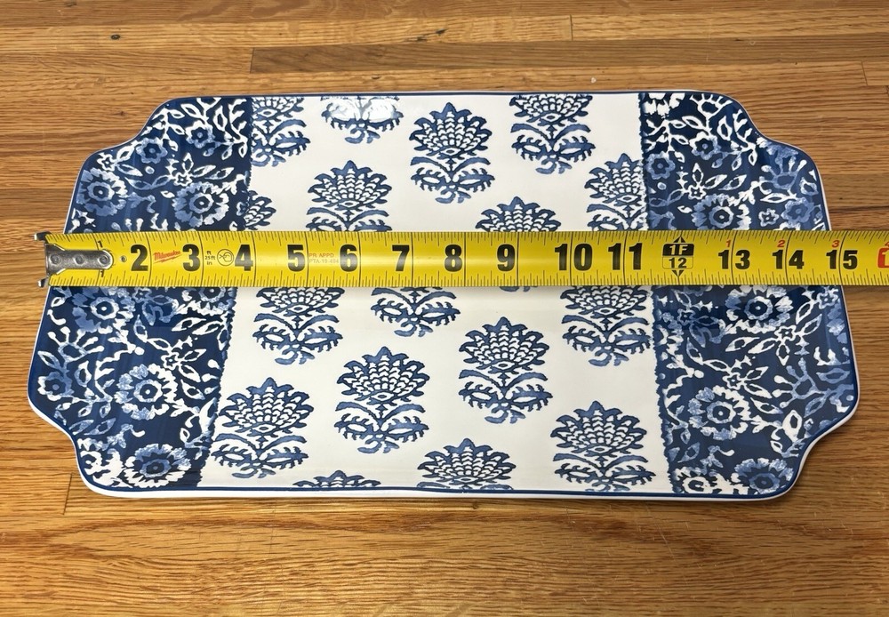 Pier 1 Gudari 14” Rectangular Serving Platter Discontinued *RARE* NOS