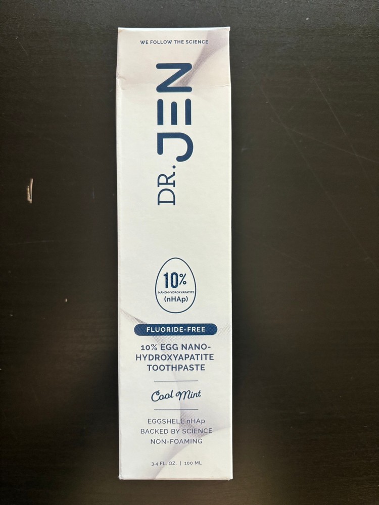 Dr. Jen's Eggshell 10% Premium Nano Hydroxyapatite Toothpaste