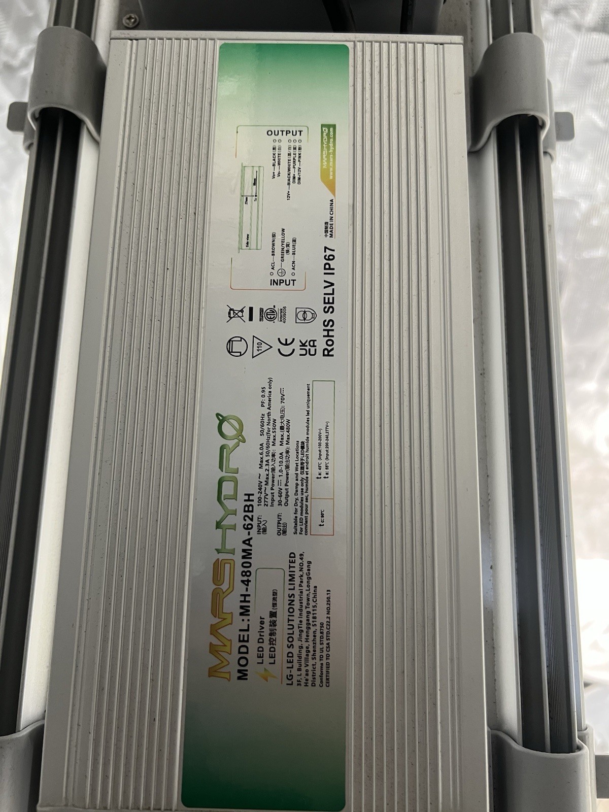 Mars Hydro FC-E4800 LED Grow Light 400W Indoor Dial Dimming Hydroponics