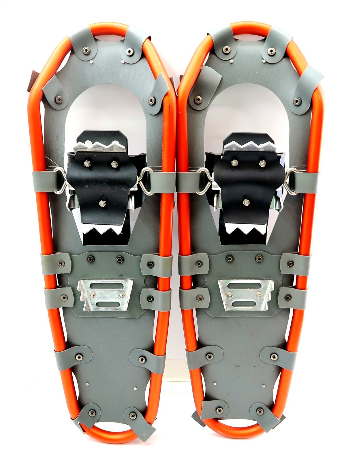 LL BEAN WINTER WALKER 26 Snowshoes Orange and Gray ~ Nice Condition