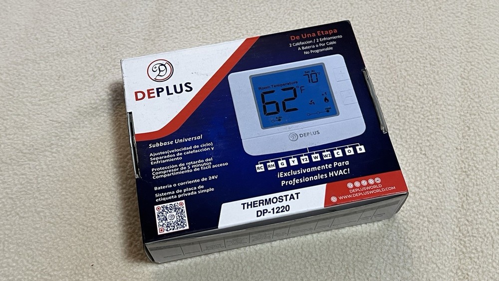 DEPLUS DP-1220 Thermostat Non Programmable Multi Stage 2H/2C - NEW