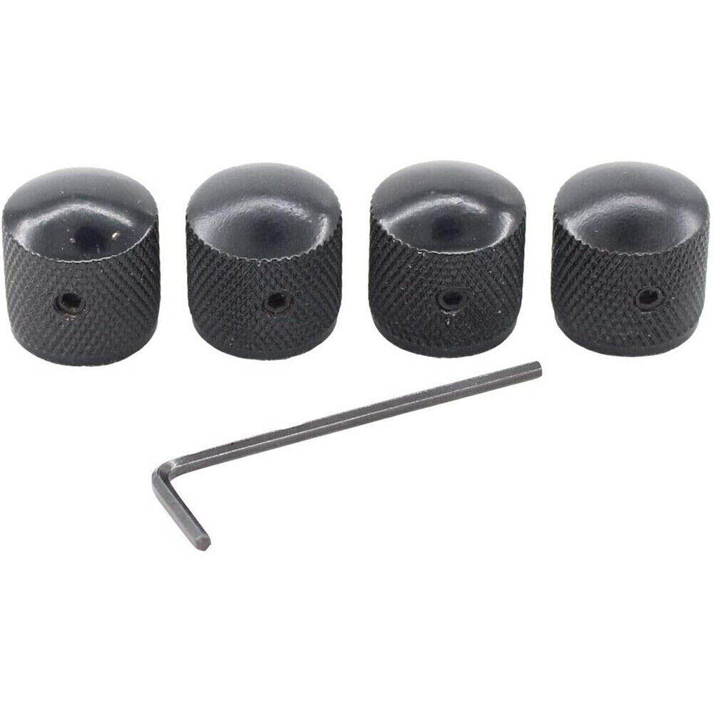 10Pcs Guitar Knobs Metal Dome Volume Tone Control Knobs for Electric Guitar Bass