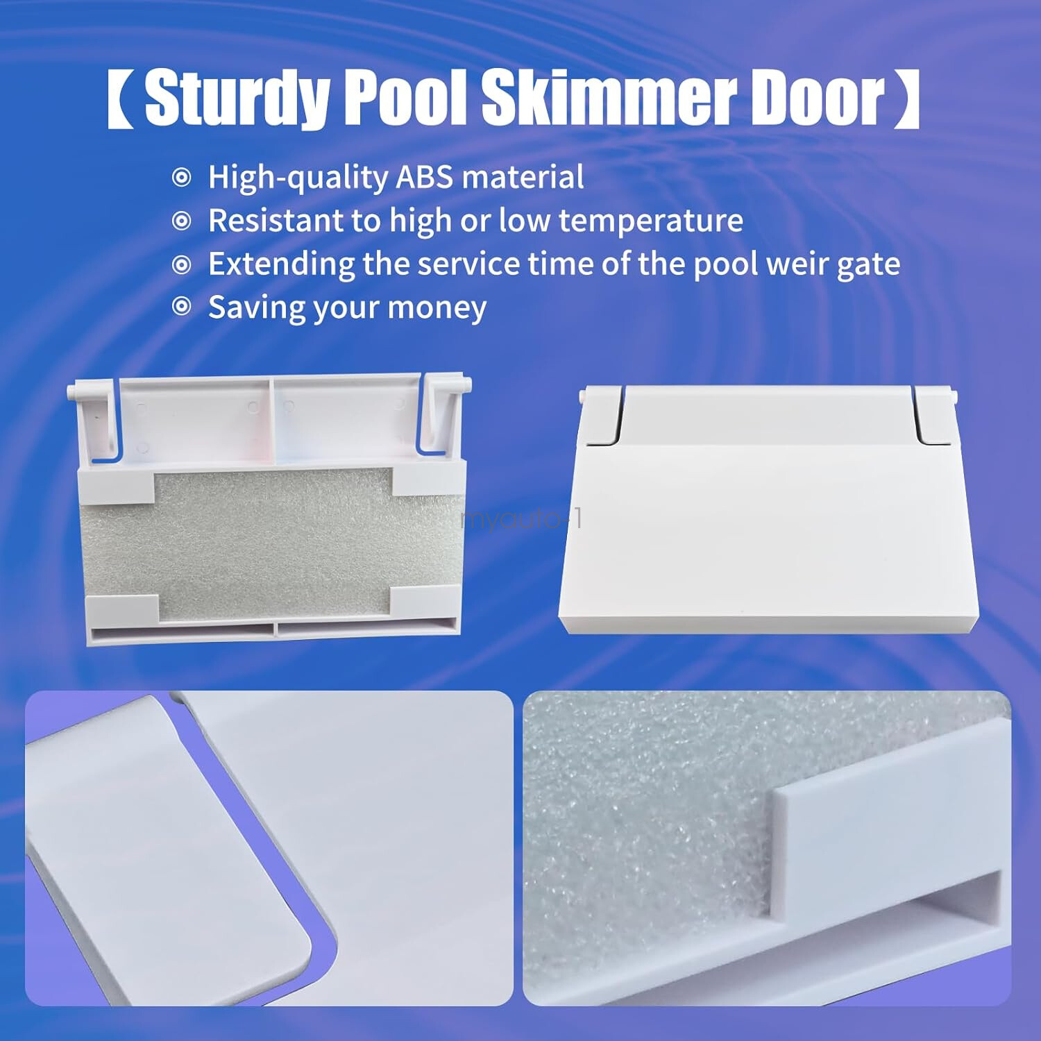 SPX1082K White Swimming Pool Skimmer Weir Door Fits Hayward SP1082 SP1085 SP1075
