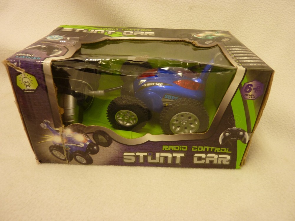 RADIO CONTROL STUNT CAR 5" BLUE BY FIVE BELOW - OPEN BOX