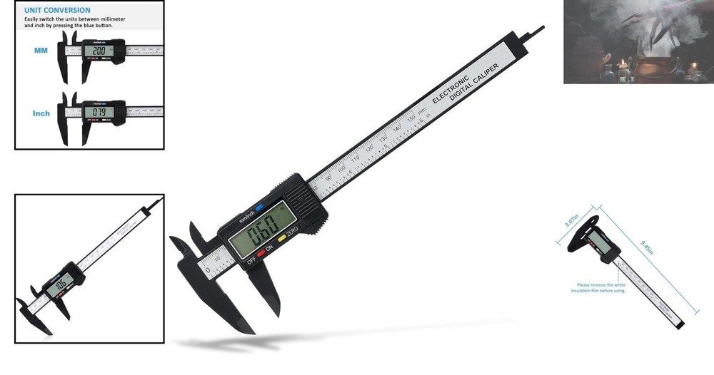 Professional 6" Digital Caliper - Accurate Measurements with Auto-Off Feature
