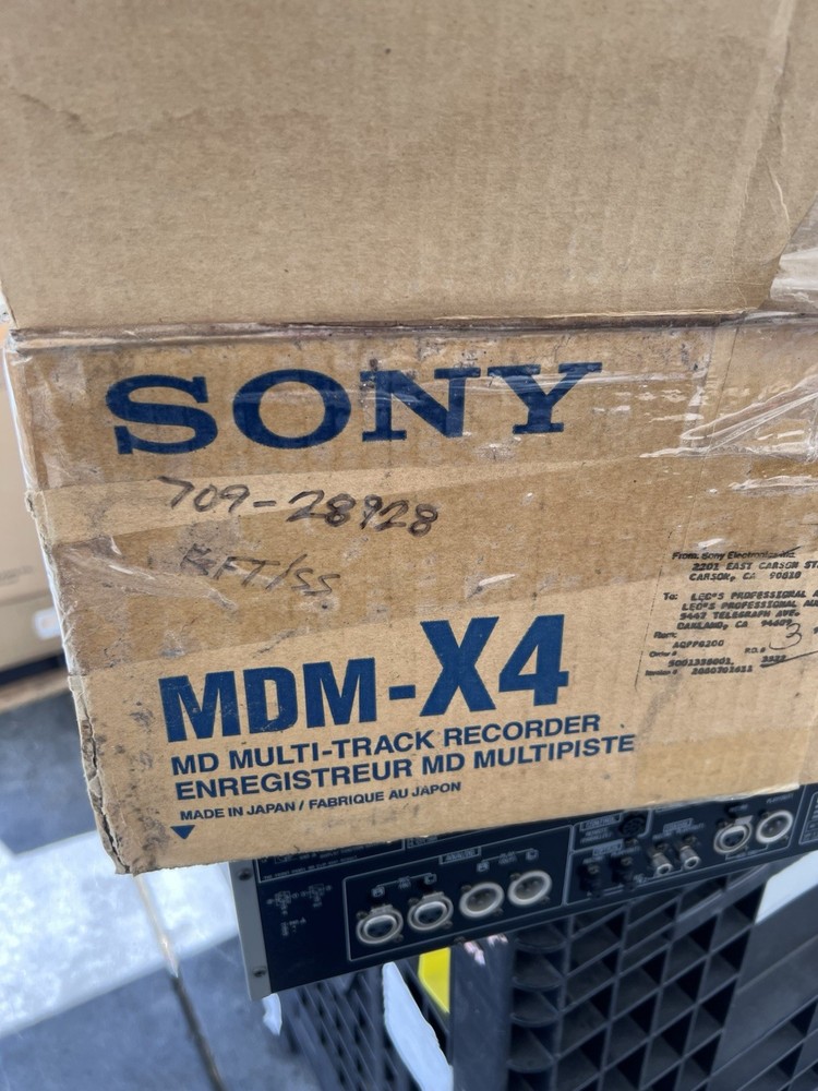 Sony mdm X4 Minidisc 4 Track Recorder Untested