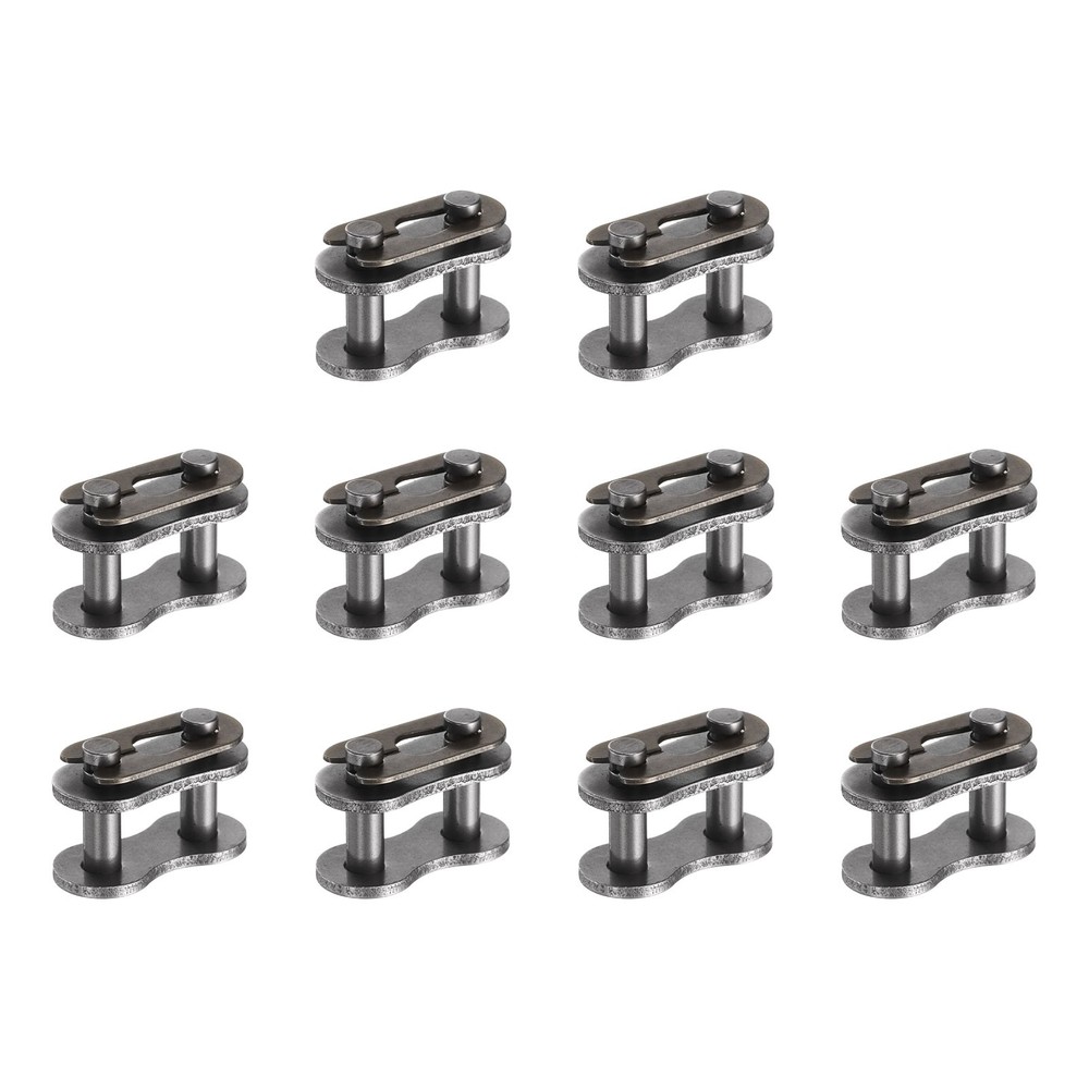 10Pcs #420 Roller Chain Connecting Links 16.6mm Pitch Chain Master Links