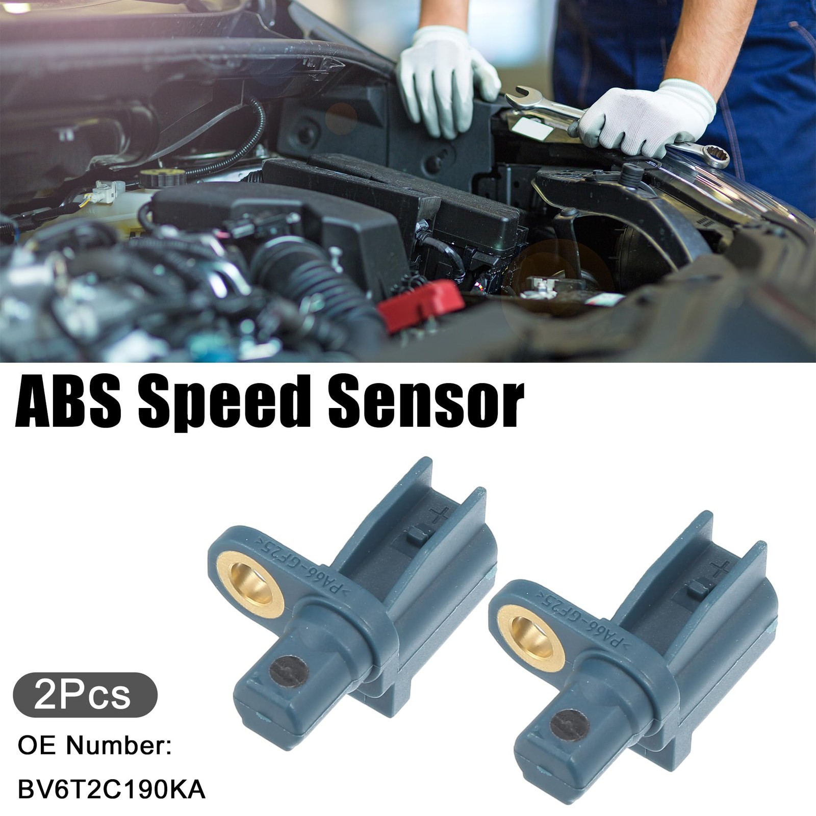 ACROPIX Rear Left Right Car ABS Wheel Speed Sensor Fit for Ford Escape 2013-2...
