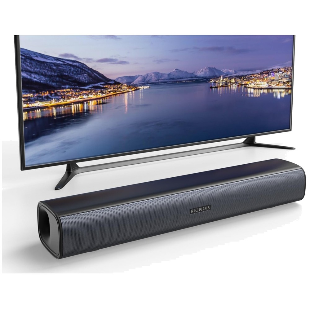 Enhanced Dialogue Clarity Soundbar 2.5" Compact Design