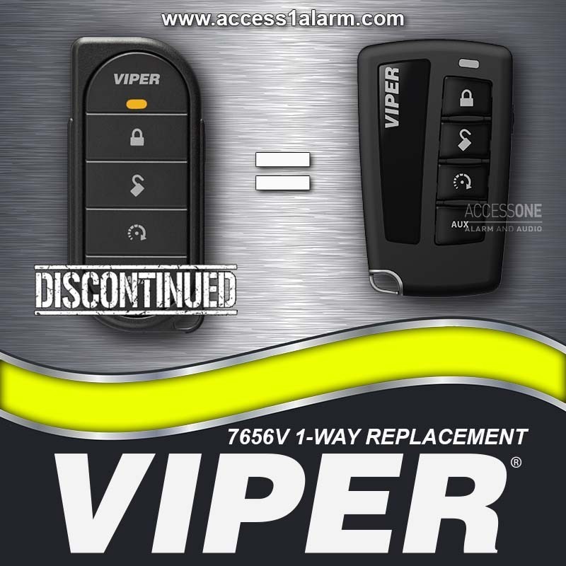 Viper 7656V 1-Way 5-Button Replacement Remote Control - NEW 7657V For 4606V