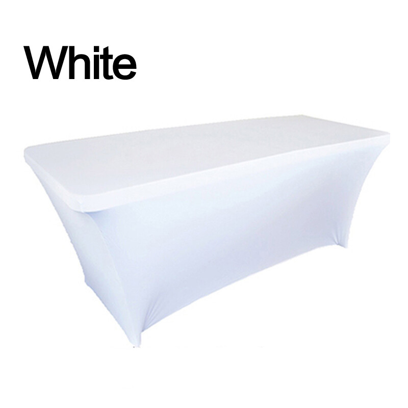 Spandex Fitted Tablecloth Rectangular Stretch Table Cover for Wedding Party US