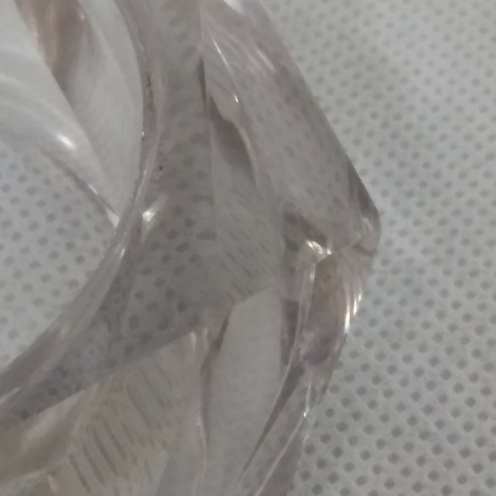 Hexagon Paneled Diamonds Master Salt Dip Cellar Clear