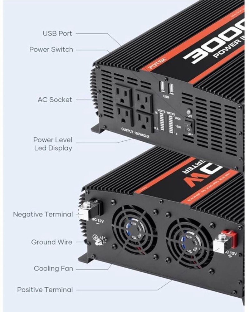 Potex 3000 Watt Power inverter