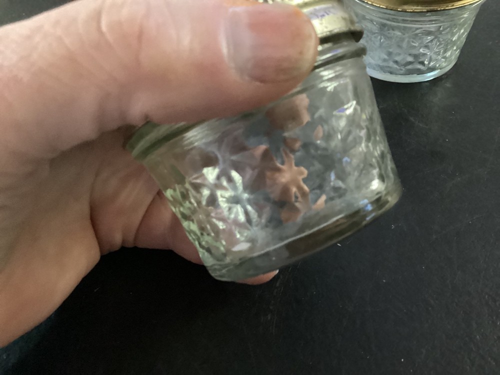 (2) Small Jelly Canning Jars