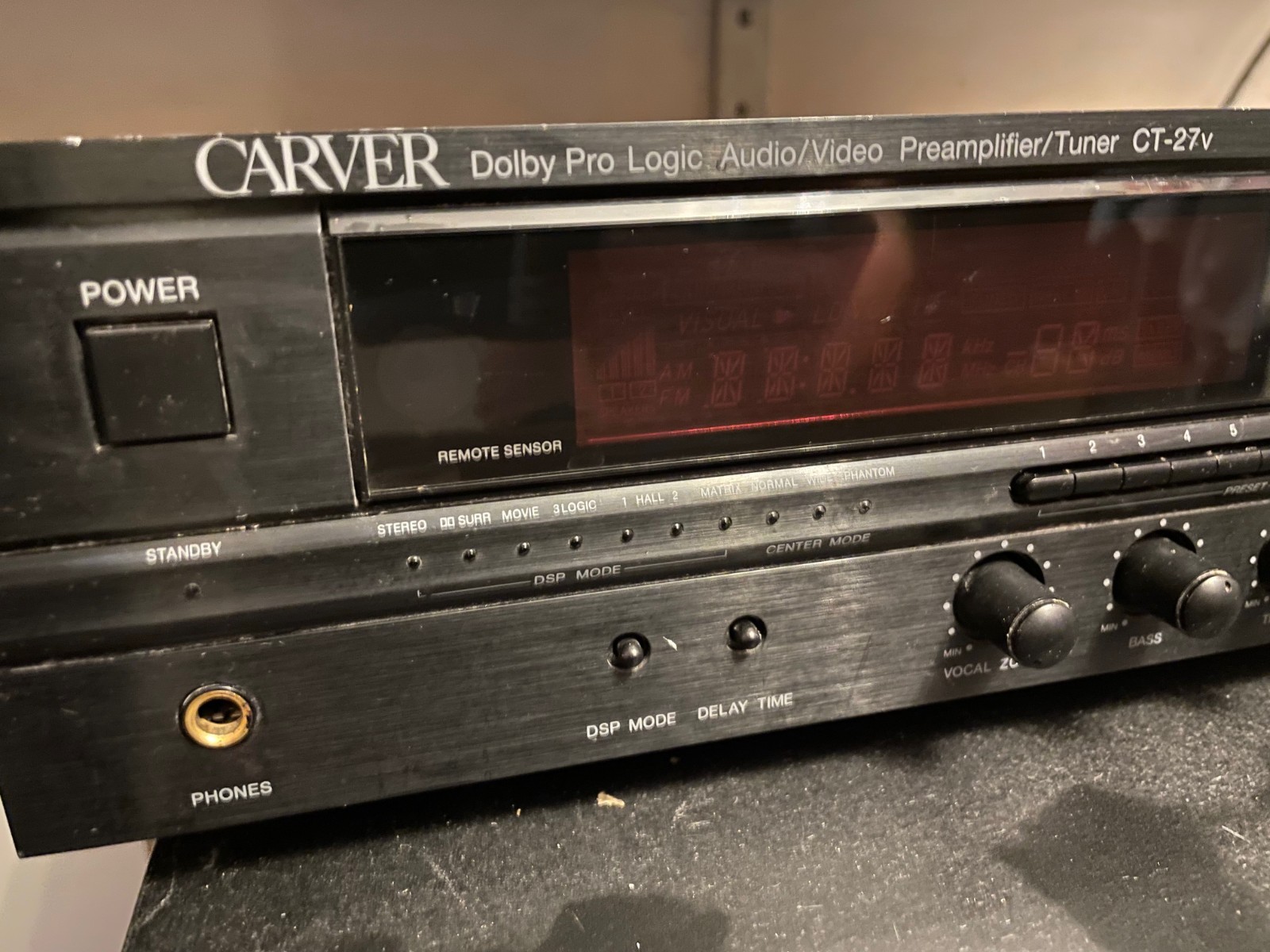 CARVER CT-27v A/V Preamplifier/Tuner