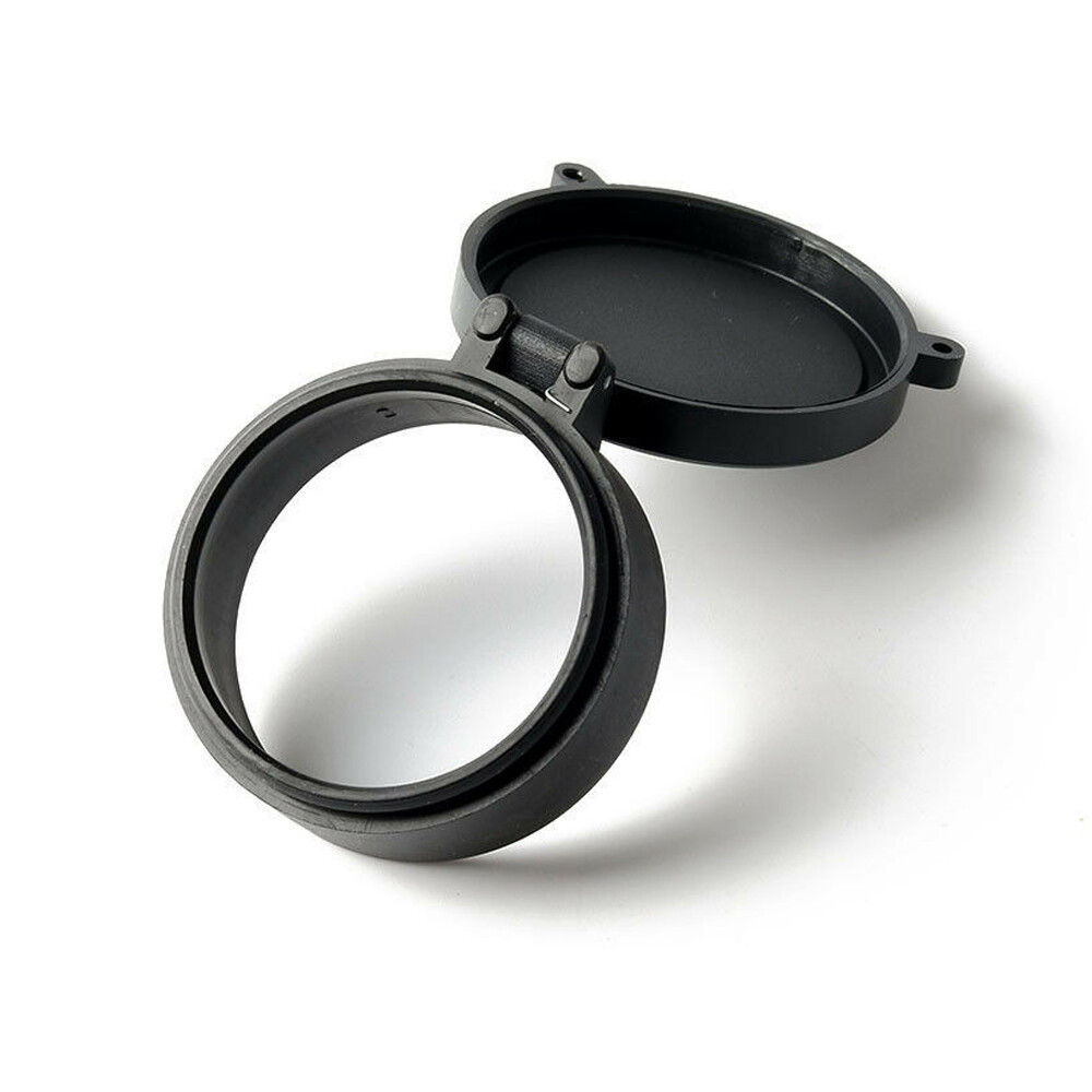 2Pcs Rifle Scope Lens Cover Flip Up Cap Objective Lense Lid Quick Spring Protect