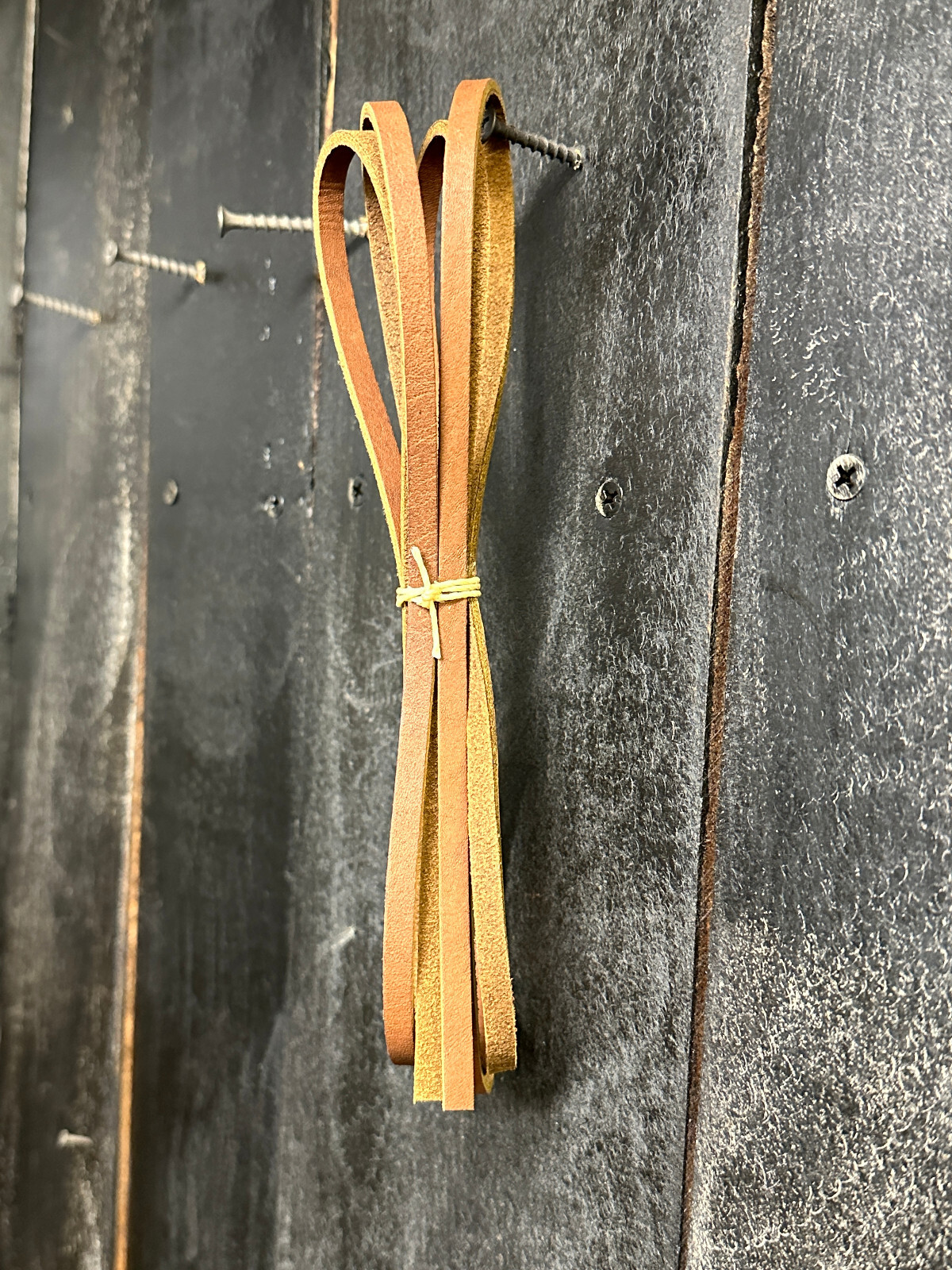 BROWN Genuine Leather Lace 1/4” x 72” Strip Cord Braiding String Lacing 6mm