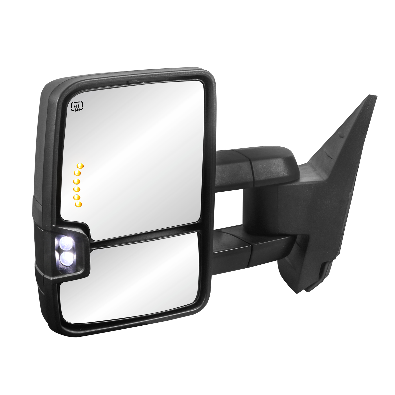 Pair Power Heated Tow Mirrors For 2007-2013 Chevy Silverado GMC Sierra Yukon XL