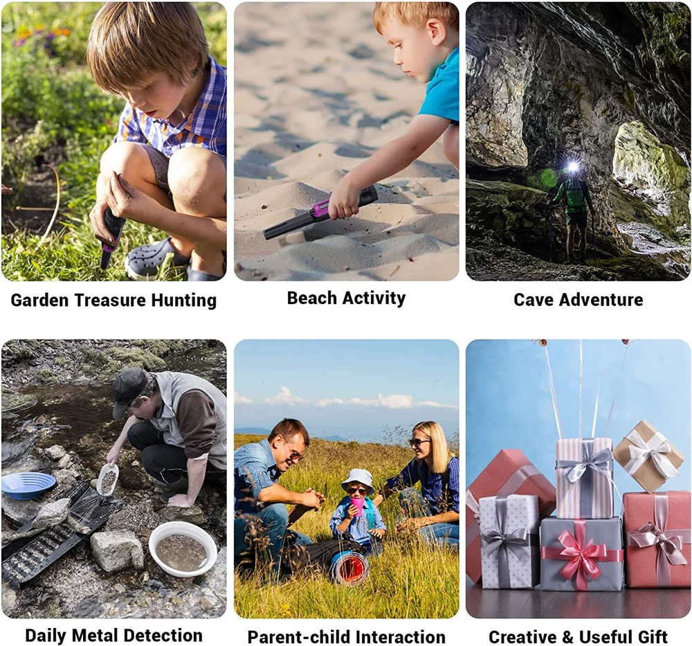 Metal Detector Pinpointer Waterproof Handheld Pin Pointer Search Finder Probe