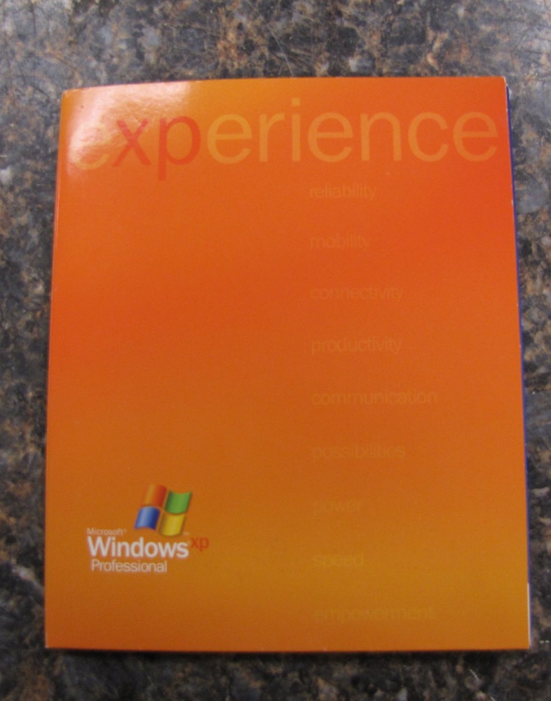 Microsoft Windows XP Professional Version 2002 w/ Product Key w/ 2-CDs- NE34