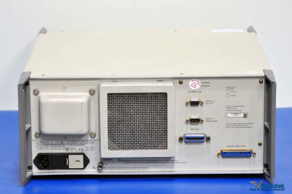 Fluke 5500A Multifunction Calibrator ISO 17025 Accredited Calibration